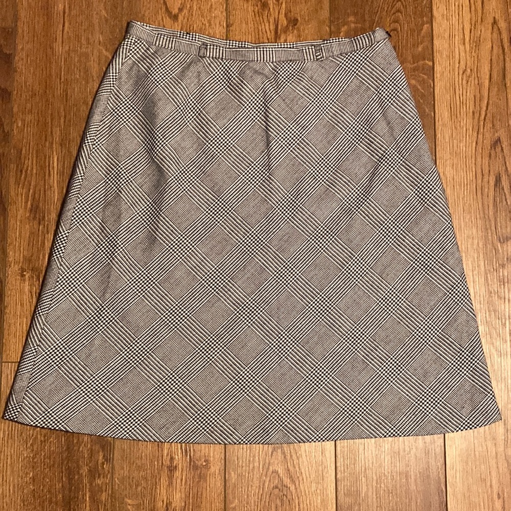 Petite Sophisticates plaid skirt